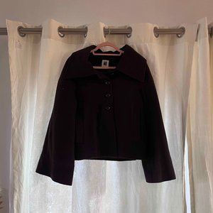 GAMMA Brown Short Pea Coat